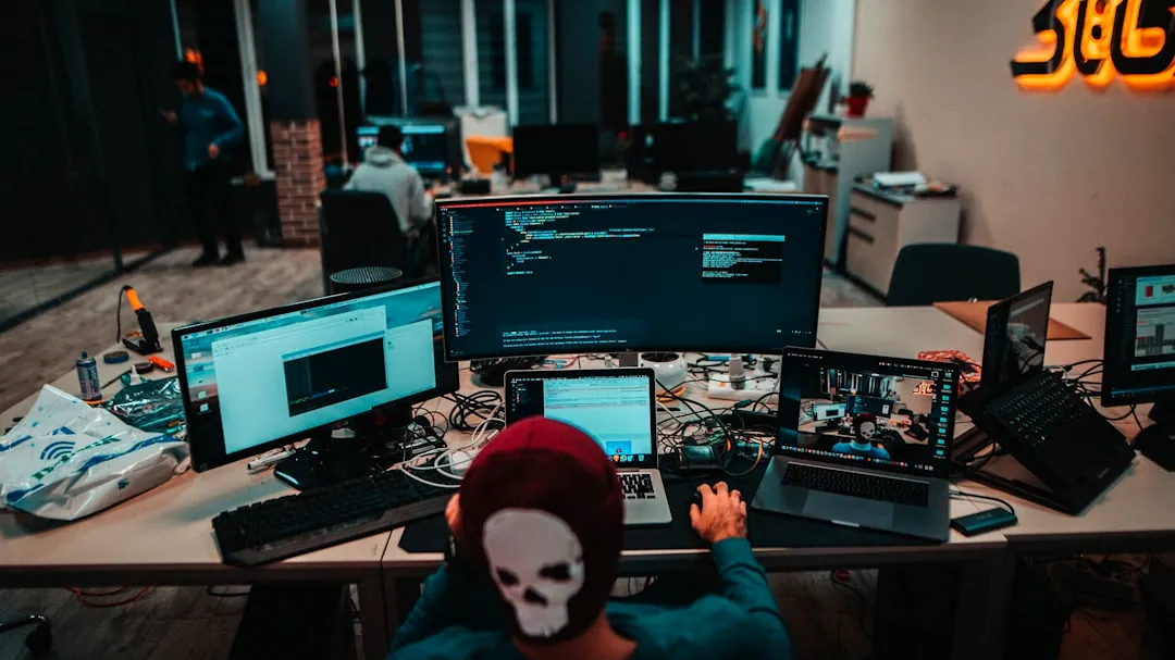 person using laptops