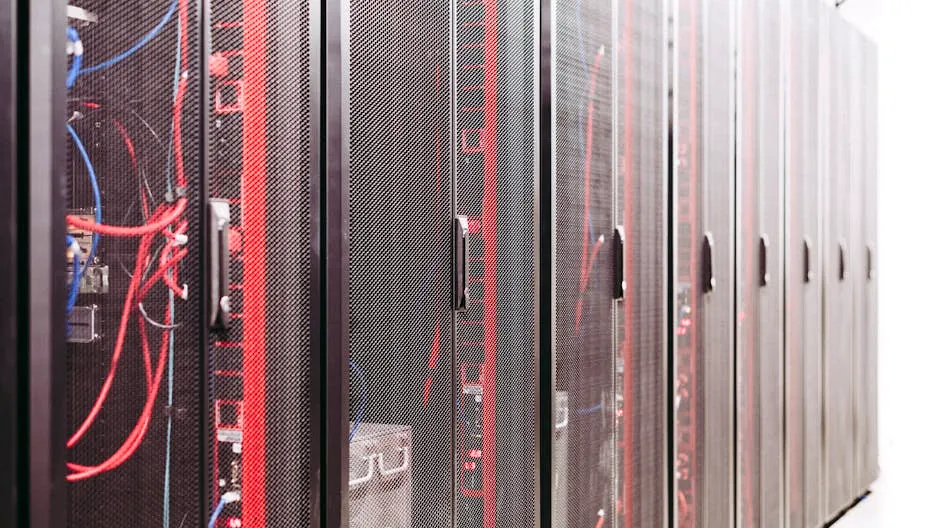 System with various wires managing access to centralized resource of server in data center