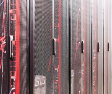 System with various wires managing access to centralized resource of server in data center